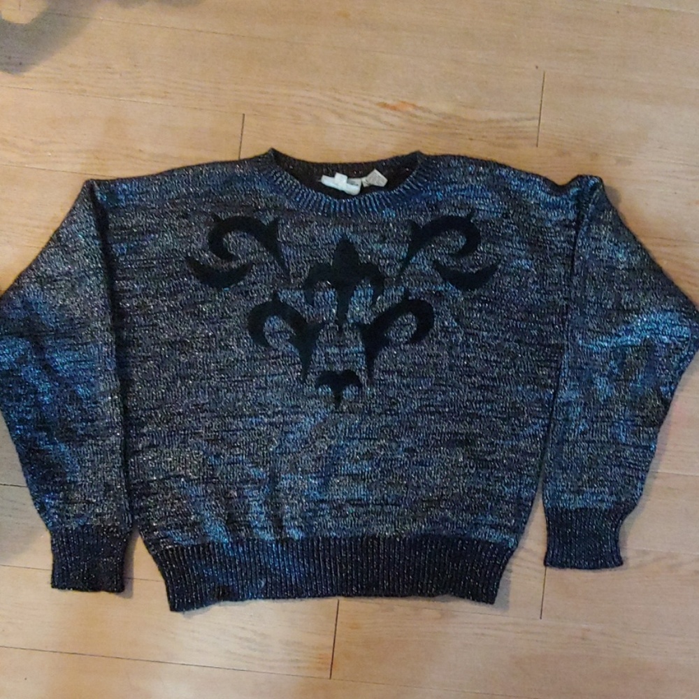 Russ Metallic Thread Sweater (Vintage)